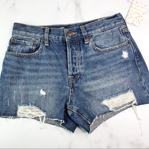 Free People Pants - Free People We The Free Sofia Short Denim Size 26
